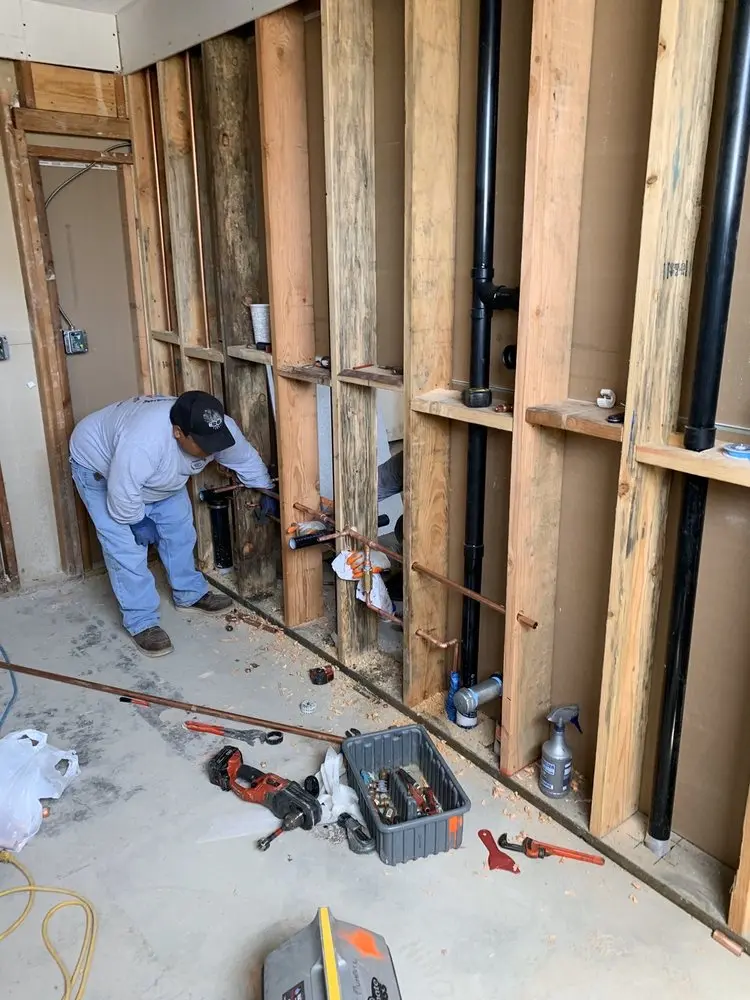 Commercial rough-in plumbing for Gas Line Repair in Chisolms